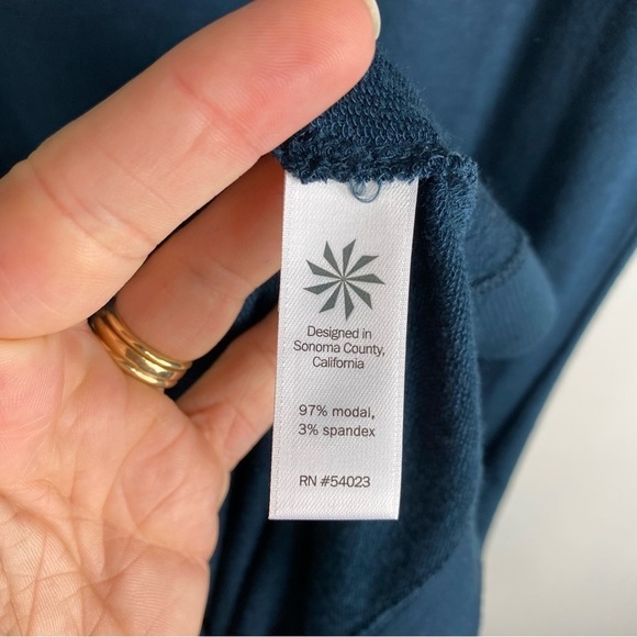 Athleta Super Soft Spandex Athleisure Sleeveless Mini Dress Turquoise Size Small - Picture 4 of 5